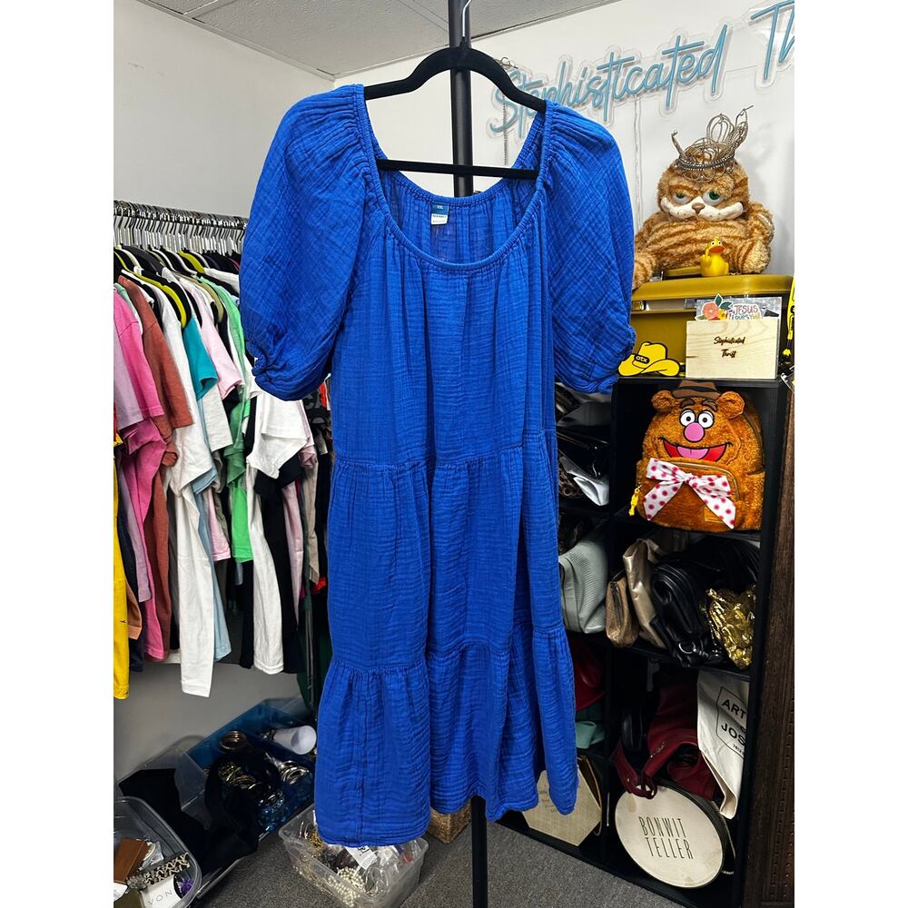 321-Old Navy 100% Cotton Dress Size XXL / PTP 26" - Picture 2 of 4